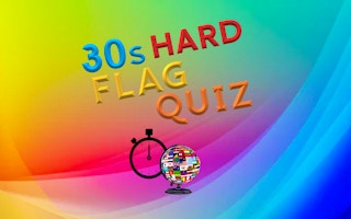 30s Hard Flag Quiz - Ultimate Flag Challenge