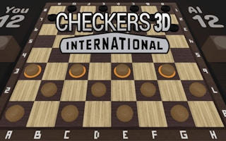 Checkers 3D International - Online Board Game