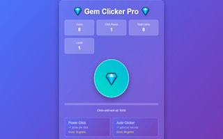 Gem Clicker Pro - Idle Mining Game