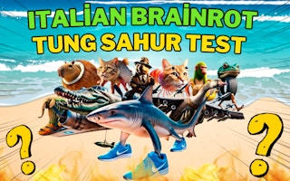 Italian Brainrot Tung Sahur Test - Character Quiz Game