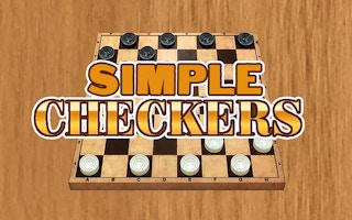 Simple Checkers: Classic Board Game