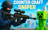 Counter Craft Sniper: Projectilecraft Sniper FPS