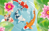 Idle Koi Pond - Merge Fish Tycoon