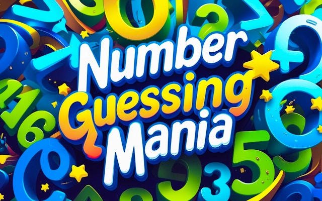 Number Guess Mania: Logic Puzzle Game