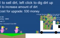 Pig Dirt Worker Idle Clicker Game