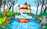 Hero Rescue Princess Puzzle Game