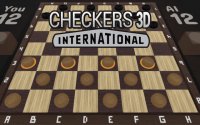 Checkers 3D International - Online Board Game