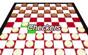 Classic Checkers Board Game