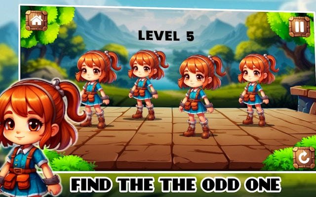 Find The Odd One - Kids Puzzle Game