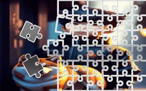 Little Kurama Sliding Image Adventure Puzzle Online Game Puzzle Game