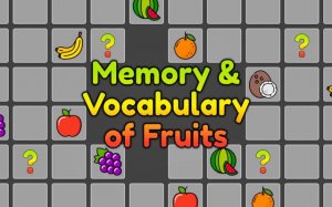 Memory & Vocabulary of Fruits - Brain Training Game
