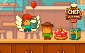 Minicraft Chef Cake Wars - Cooking Battle Game