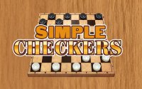 Simple Checkers: Classic Board Game