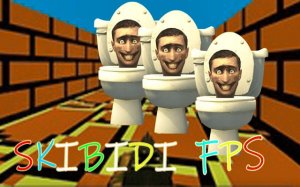 Skibidi Retro FPS: Maze Precision Fighter Online Game
