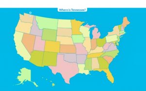 U.S. 50 States Quiz Game Online - Geography Puzzle