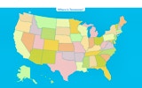 US States Geography Puzzle